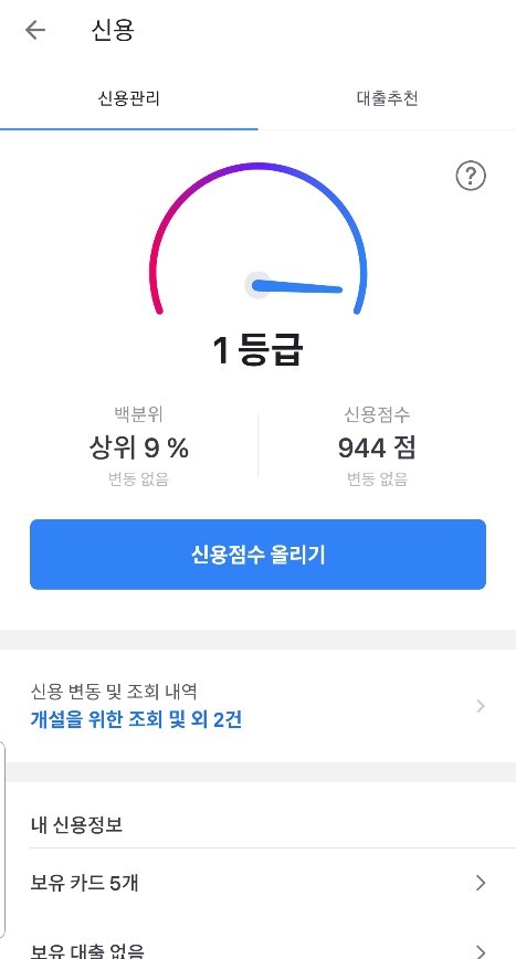 토스신용등급조회 4