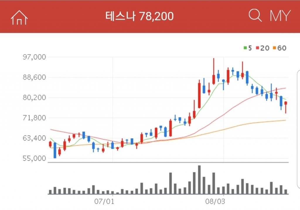 비메모리 반도체 관련주 - 테스나