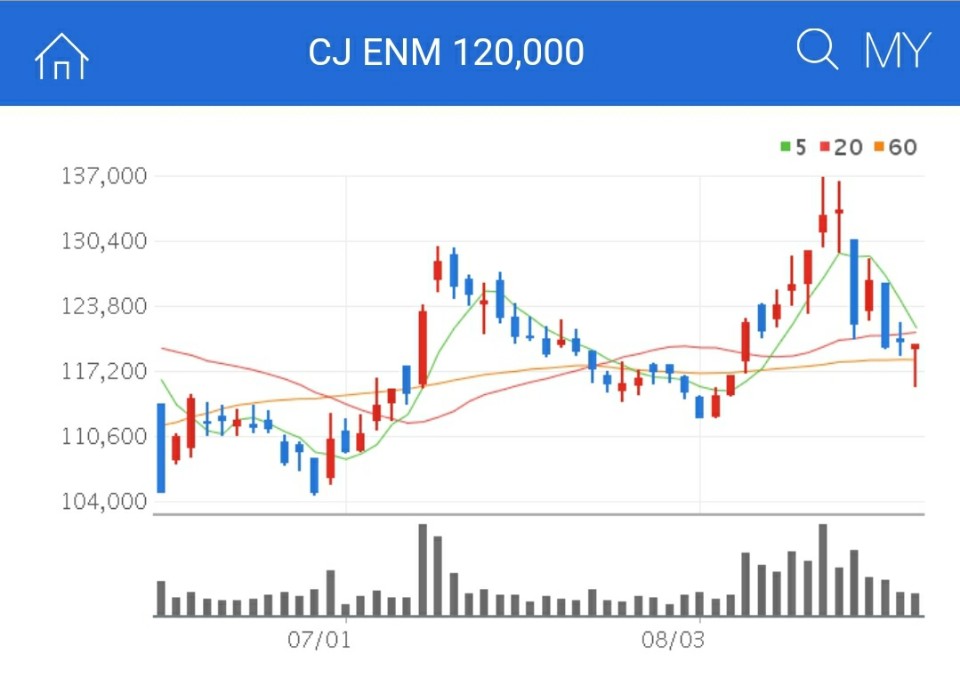 OTT 관련주 - CJ ENM