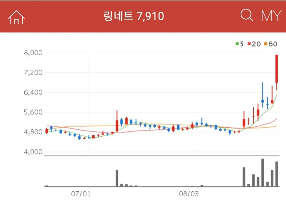 재택근무 관련주 - 링네트