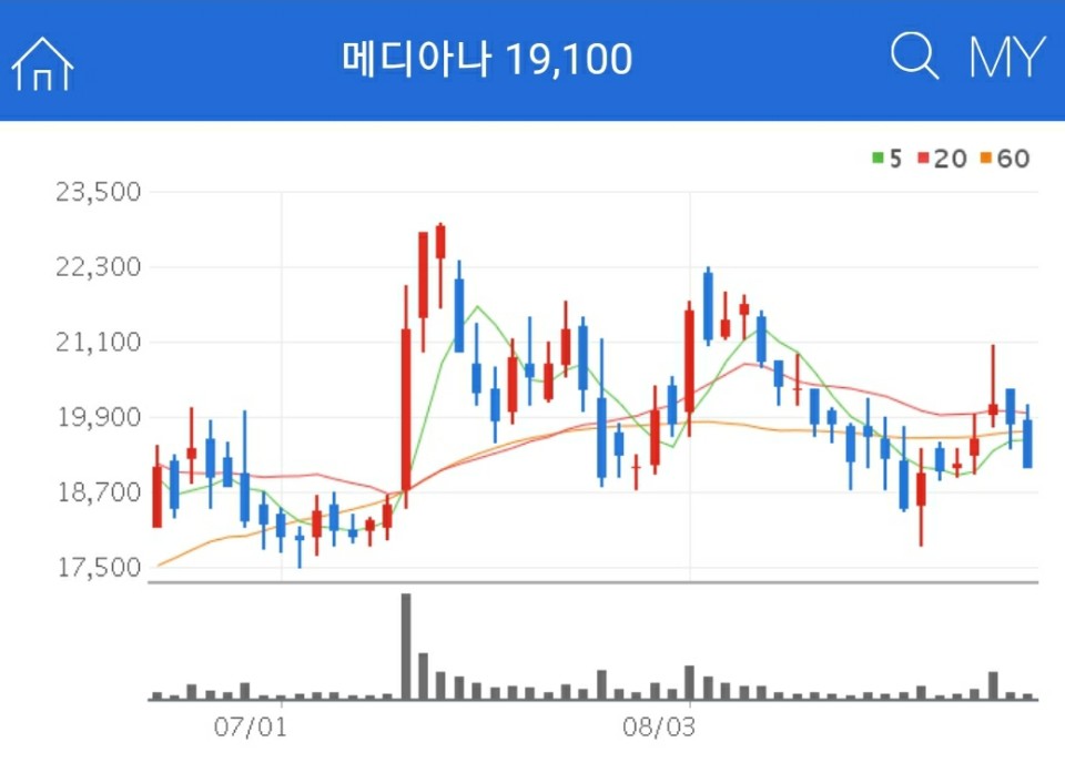 의료장비 관련주 테마주 -  메디아나
