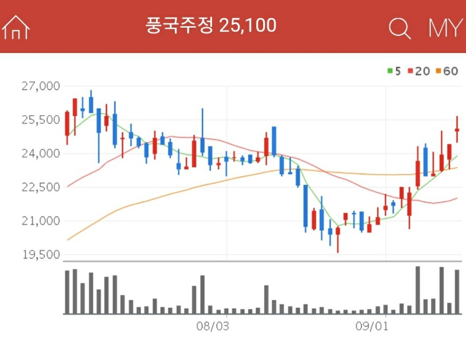 수소차 관련주 - 풍국주정