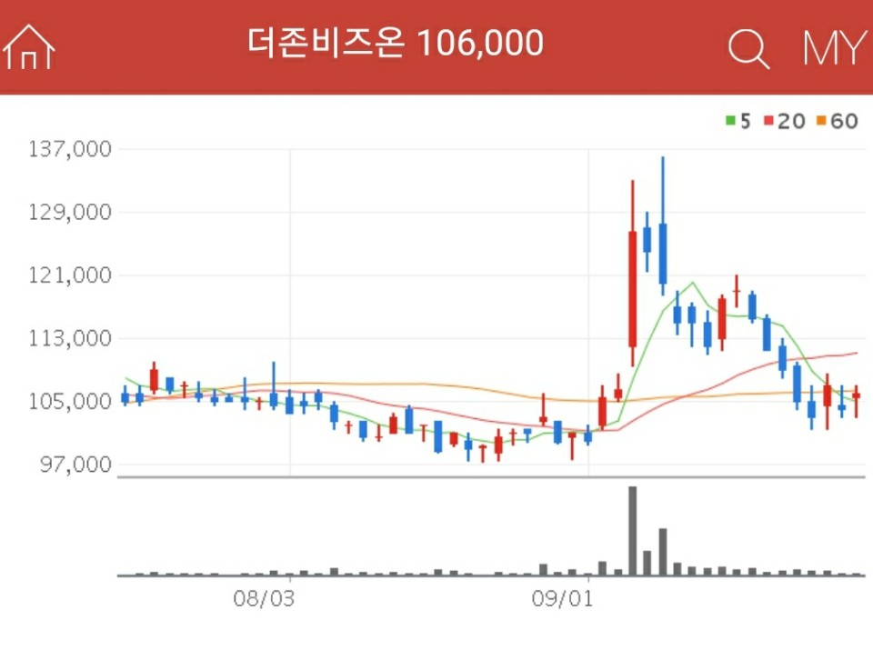 디지털 뉴딜 관련주 - 더존비즈온