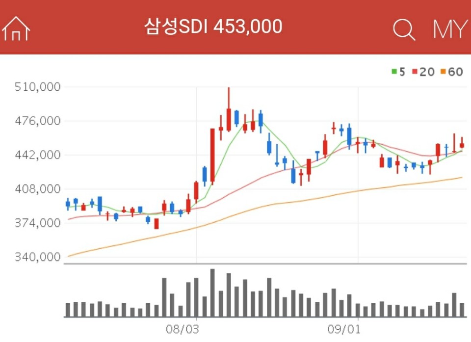 전기차 관련주 - 삼성SDI