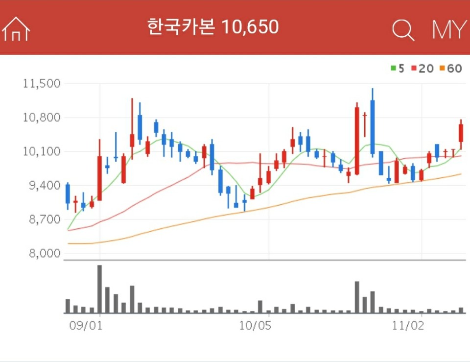 셰일가스 관련주 - 한국카본