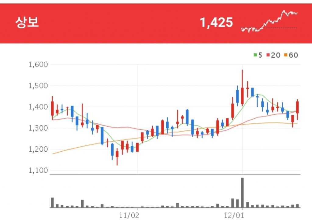 탄소나노튜브 관련주 - 상보
