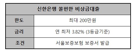 신한은행 당일대출가능한곳