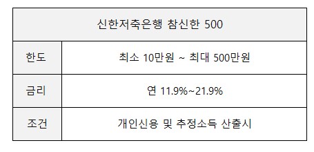 소액 신용 대출