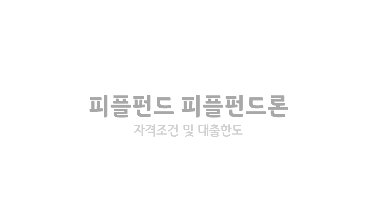 피플펀드 피플펀드론