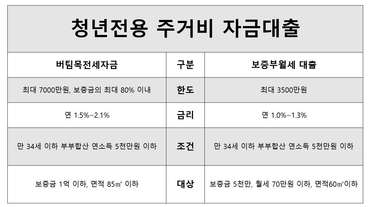 20대 대출 가능한곳 월세대출 전세대출